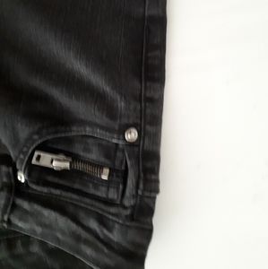 Witchery Faded Black Zip Accent Denim 